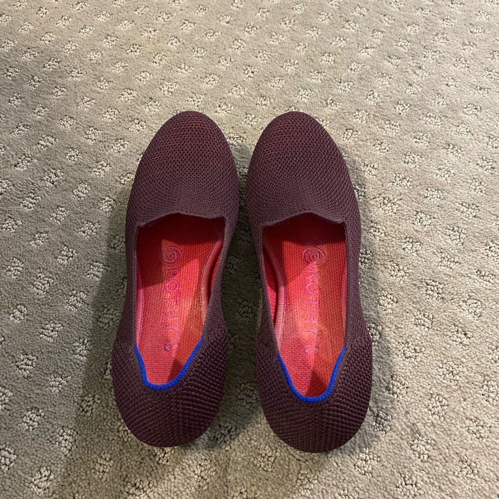 Rothy’s The Loafer Berry Lattice Stitch